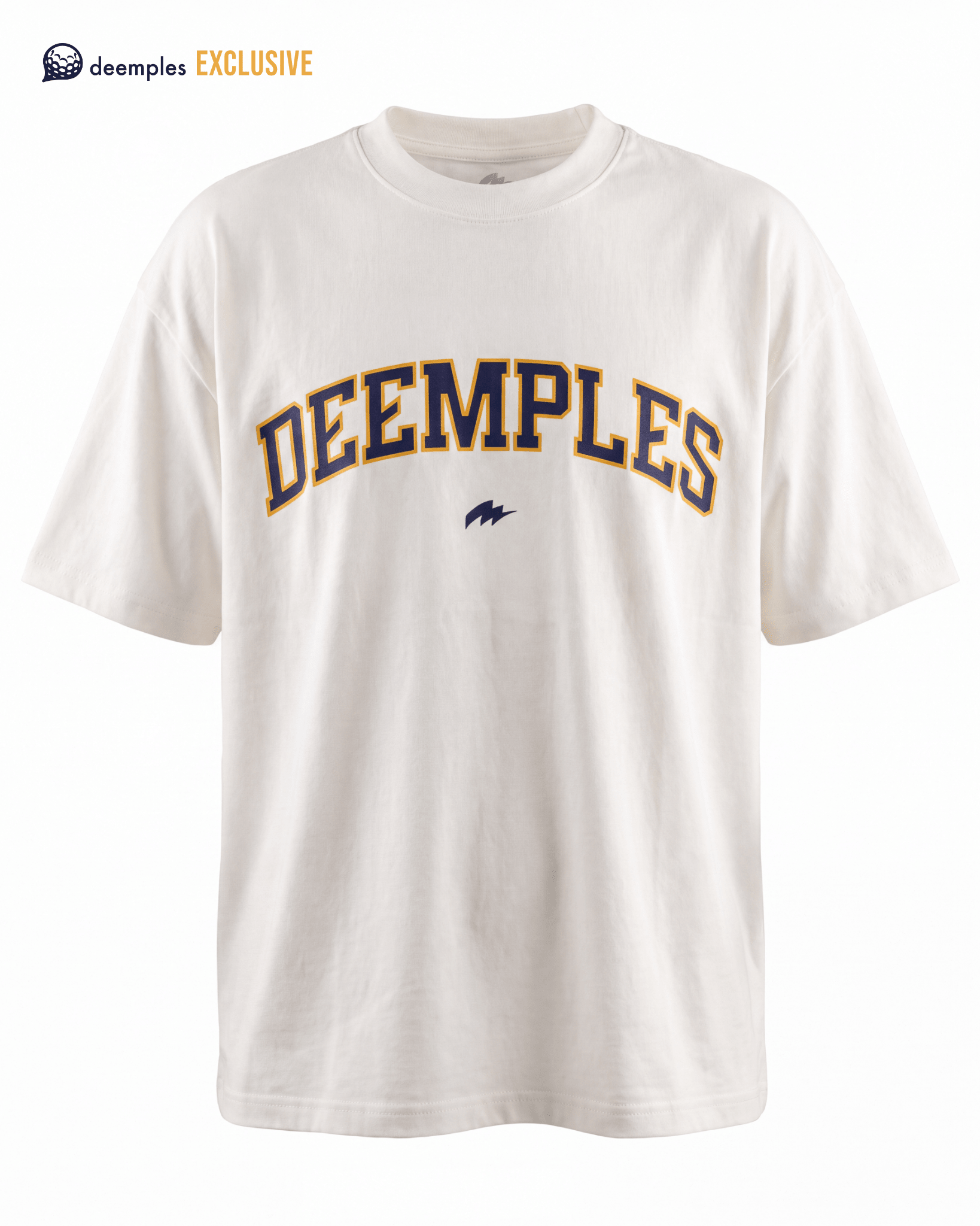 Deemples × Miracles Golf — Oversized Varsity Tee - Miracles Golf