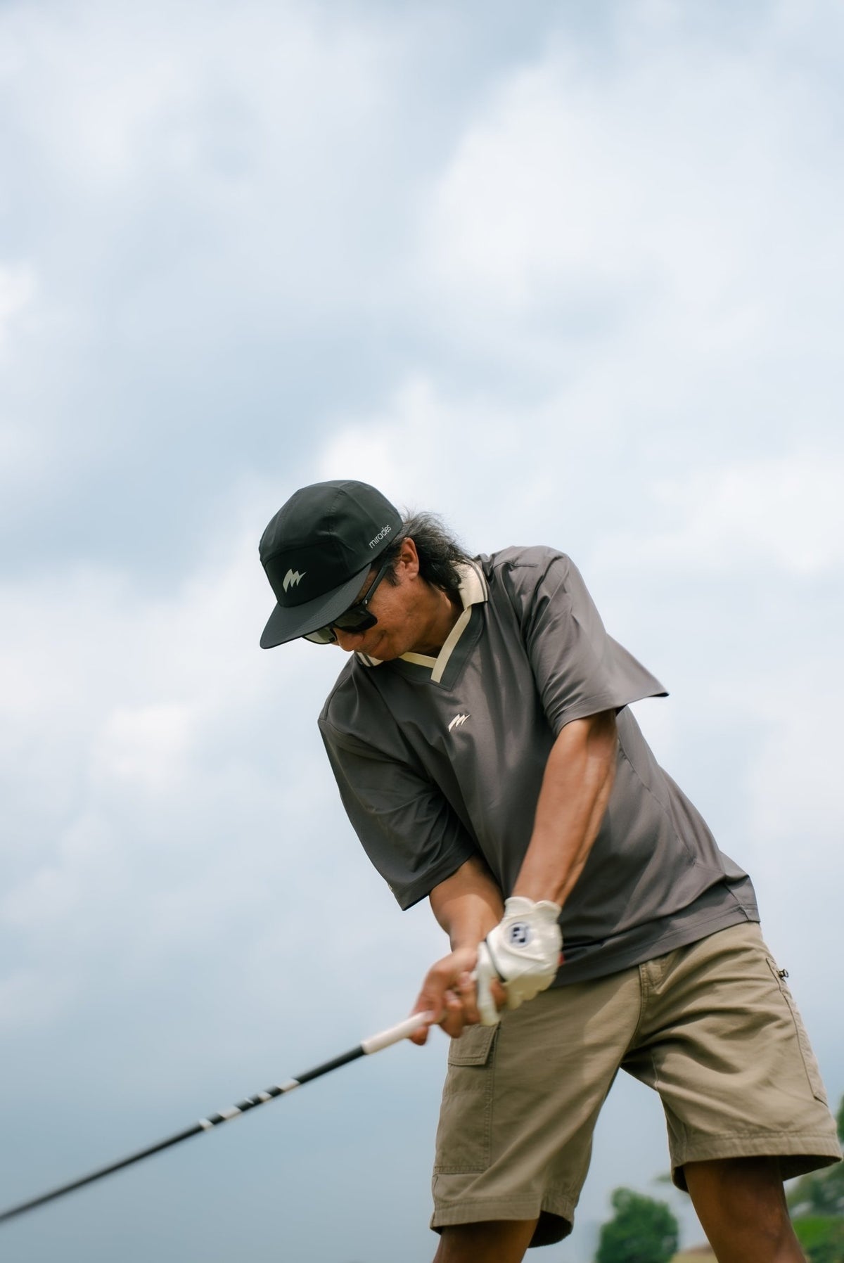 The Course Open Oversized Polo Shirt - Miracles Golf