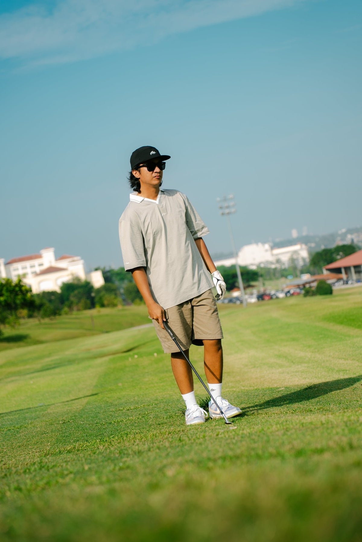 The Course Open Oversized Polo Shirt - Miracles Golf