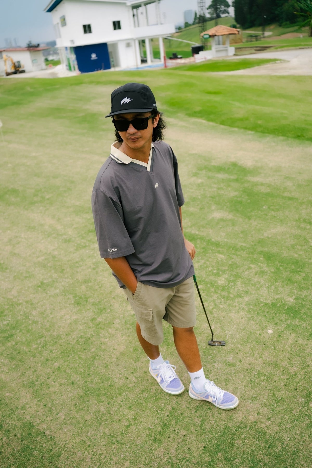 The Course Open Oversized Polo Shirt - Miracles Golf