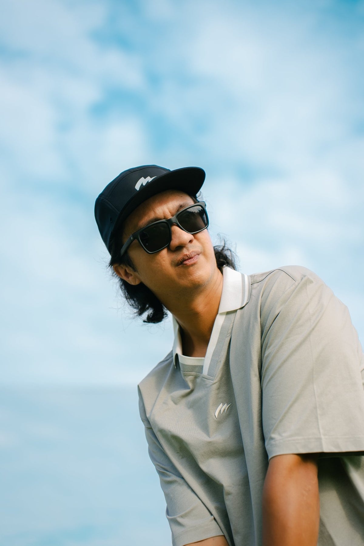 The Course Open Oversized Polo Shirt - Miracles Golf