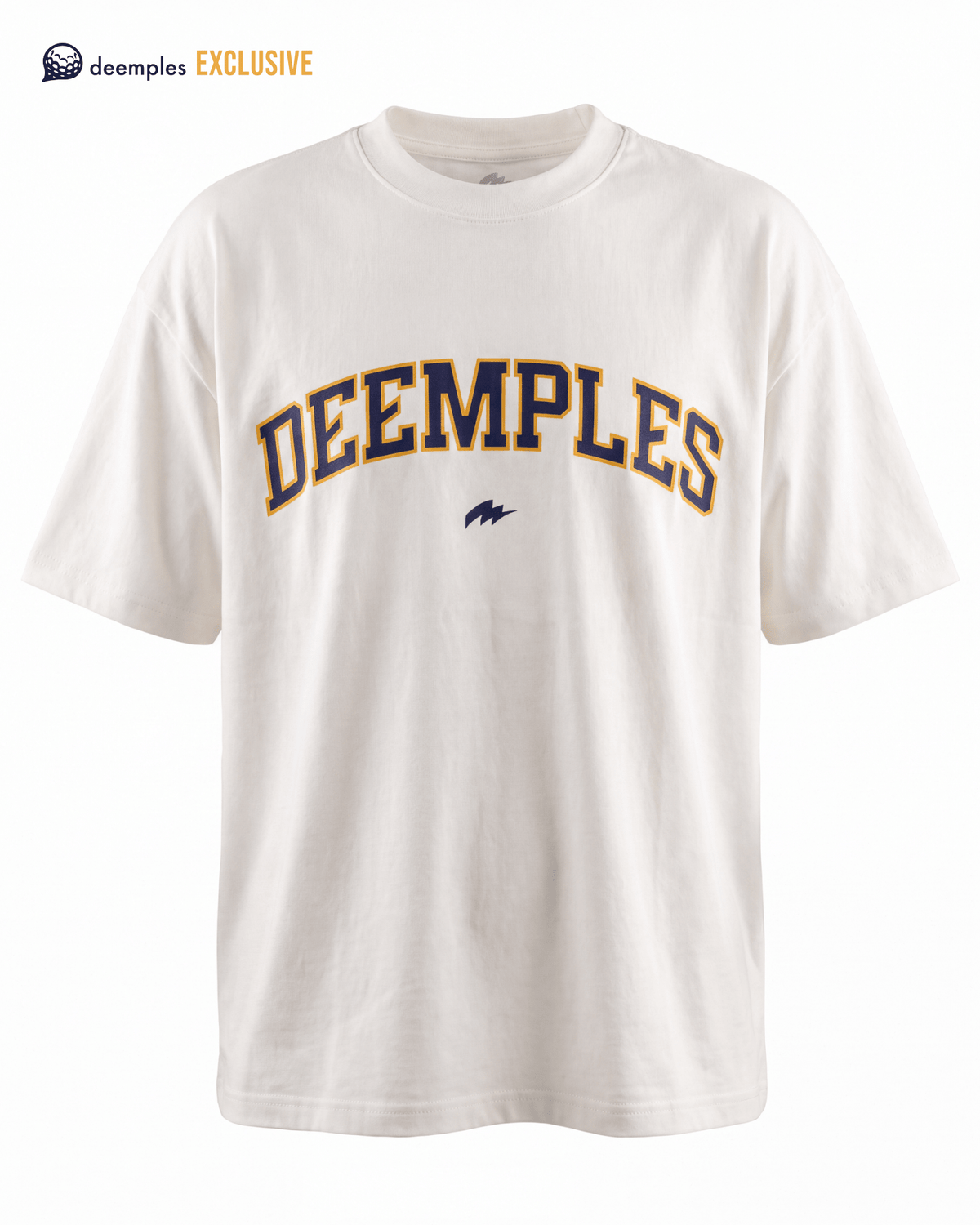Deemples × Miracles Golf — Oversized Varsity Tee - Miracles Golf