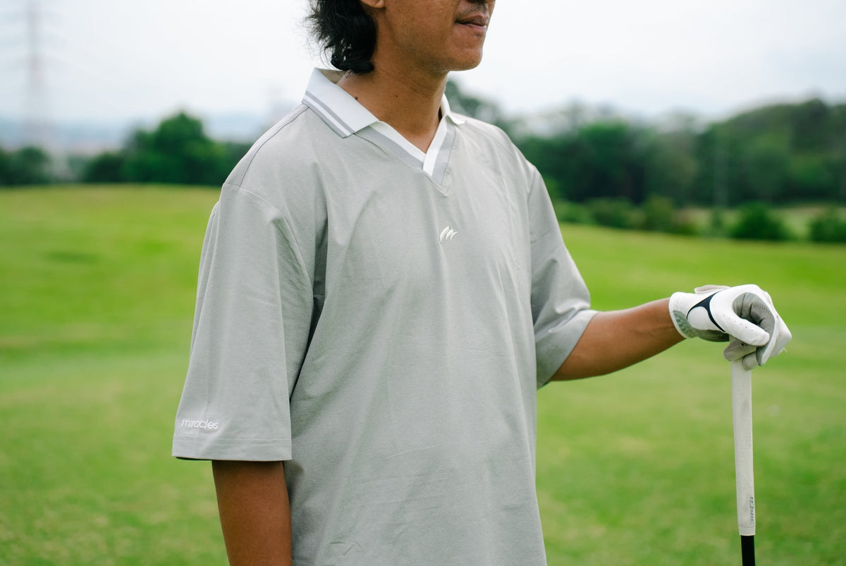 The Course Open Oversized Polo Shirt - Miracles Golf